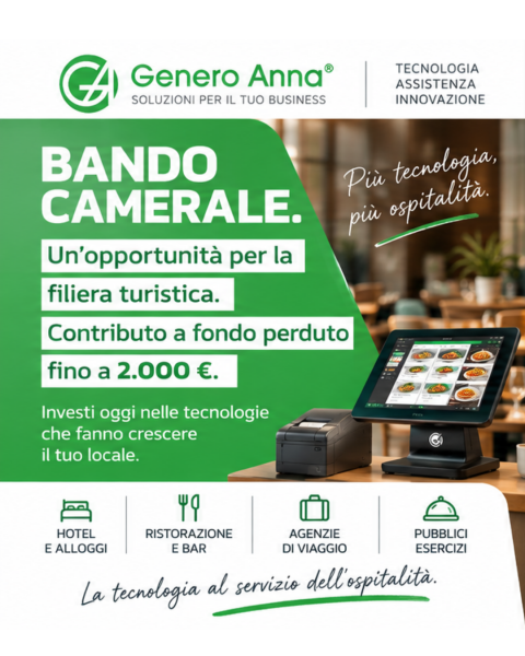 BANDO FILIERA TURISTICA 2026