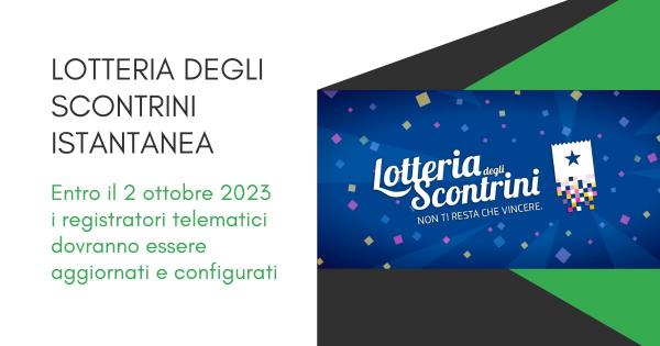 Lotteria degli scontrini istantanea 2023